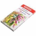 Краски акварельные ПИФАГОР 12 цветов, медовые, круглые кюветы, 192549