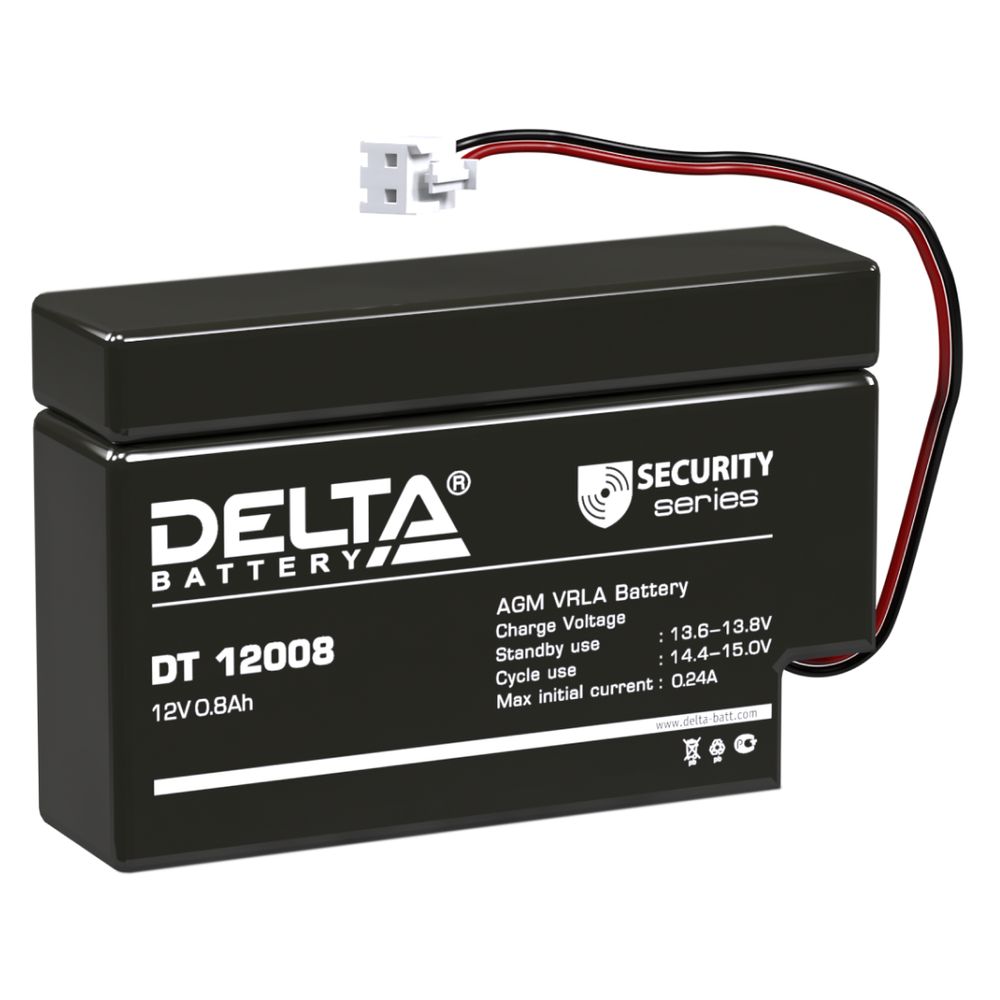 Аккумулятор DT 12008 (T13) DELTA 12В 0,8Ач