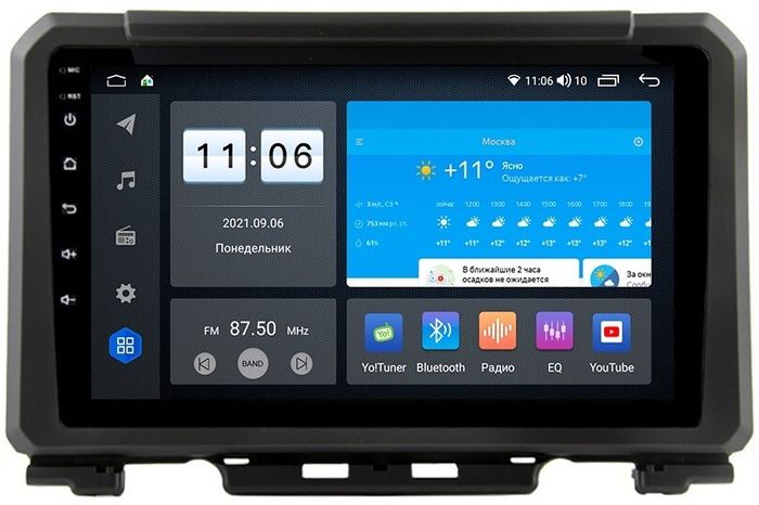 Магнитола для Suzuki Jimny 2019+ - AK405R9-MTK-LTE Android 10, SIM-слот