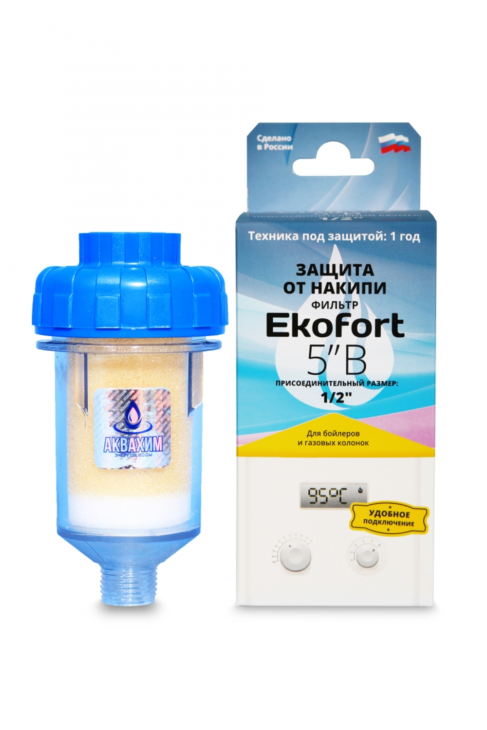 EKOFORT Фильтр для стир. маш. ресурс 17000л.