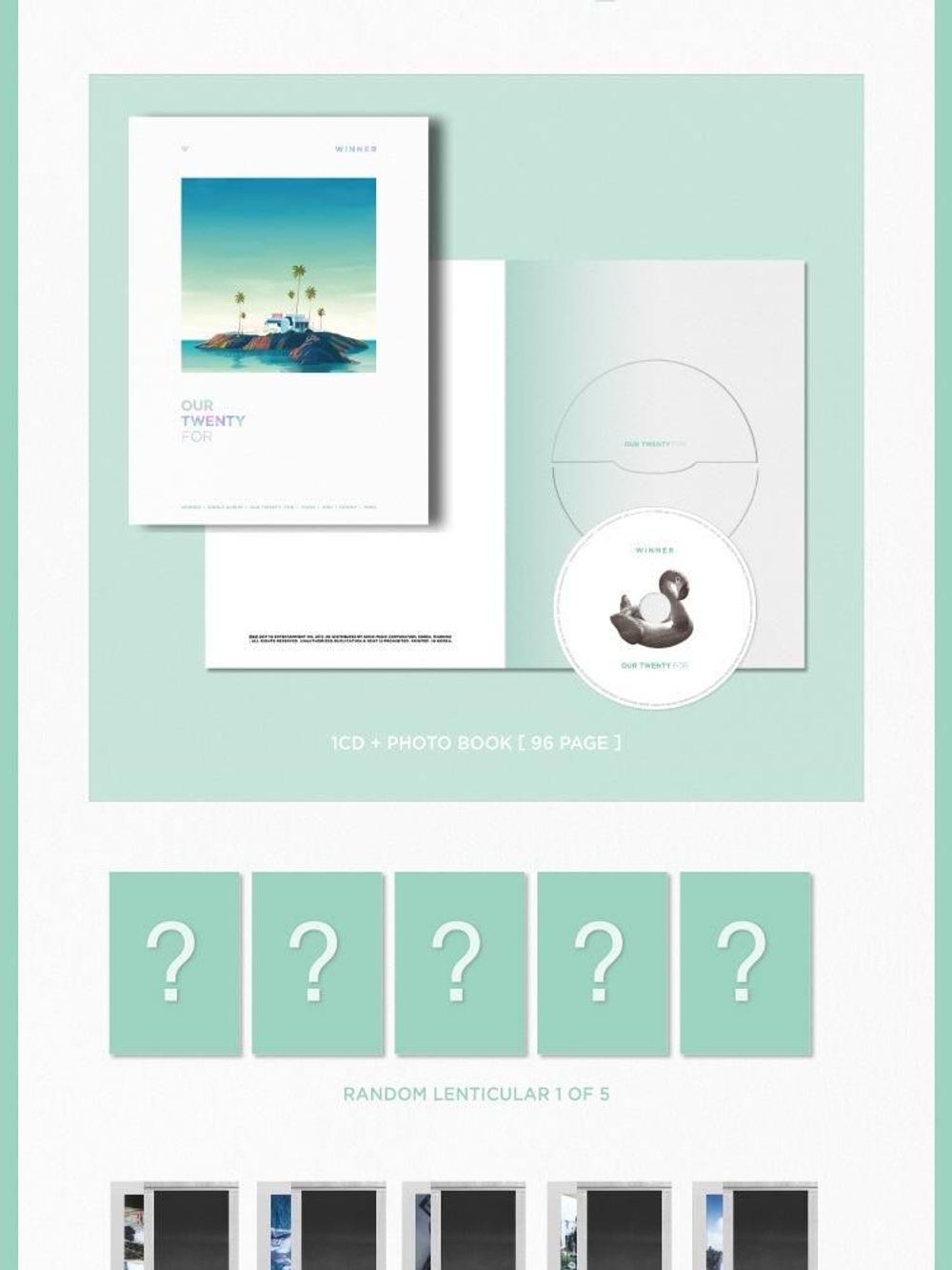 Альбом Winner - Our Twenty For Single Album RANDOM Version