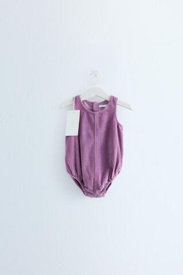 ZARA TIMELESS — КОРОТКИЙ ВЕЛЬВЕТОВЫЙ КОМБИНЕЗОН, РОЗОВАТЫЙ
