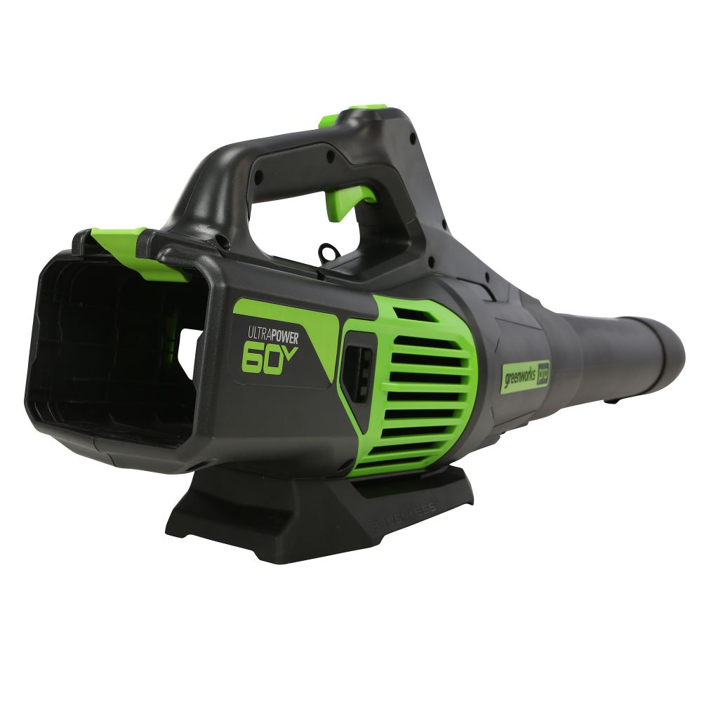 Аккумуляторный воздуходув Greenworks GD60ABK4, 2405607UB,60v, АКБ 4 А·ч. и ЗУ