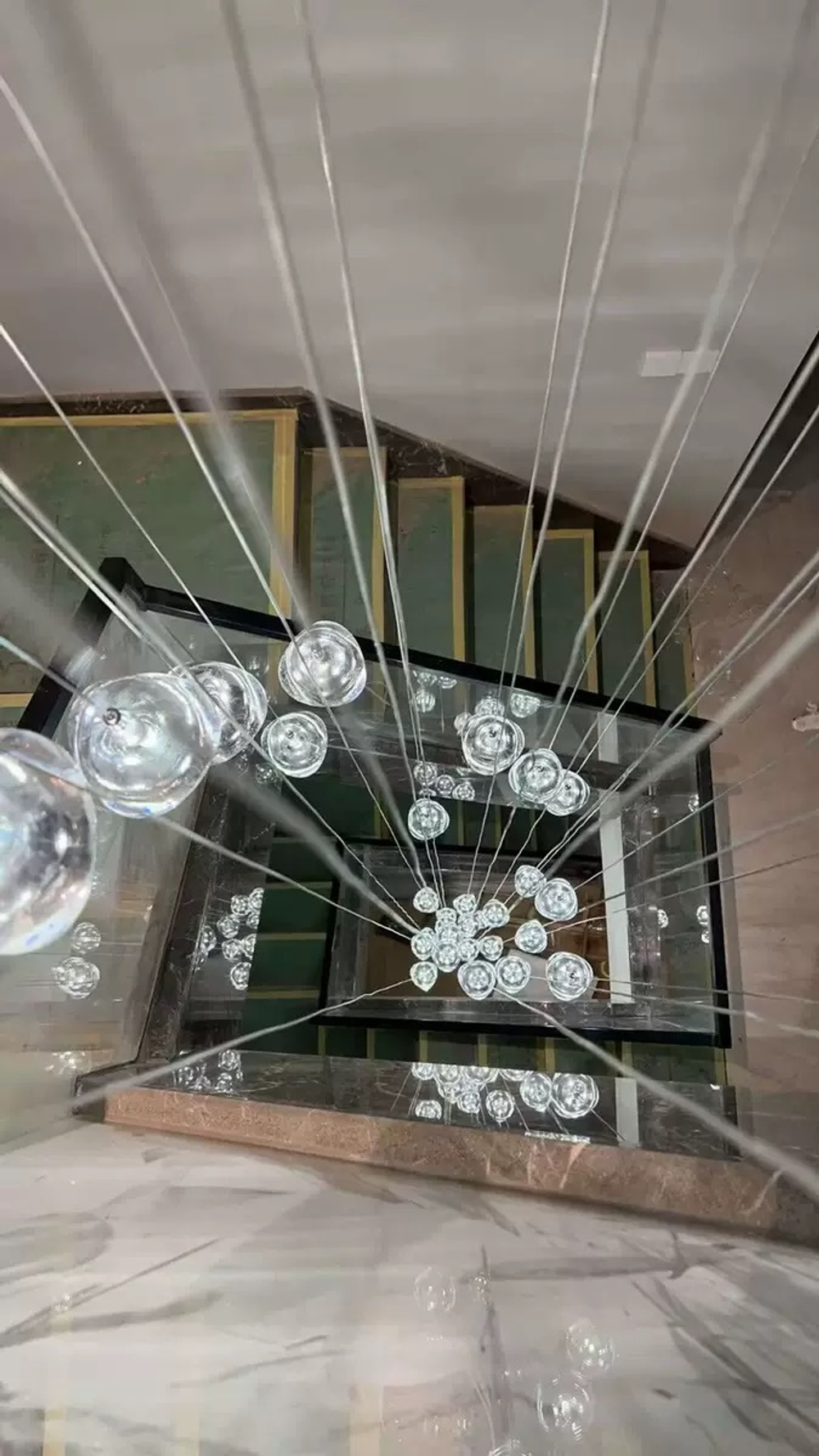 Pendant design lamp Mizu by Terzani (36 suspension)