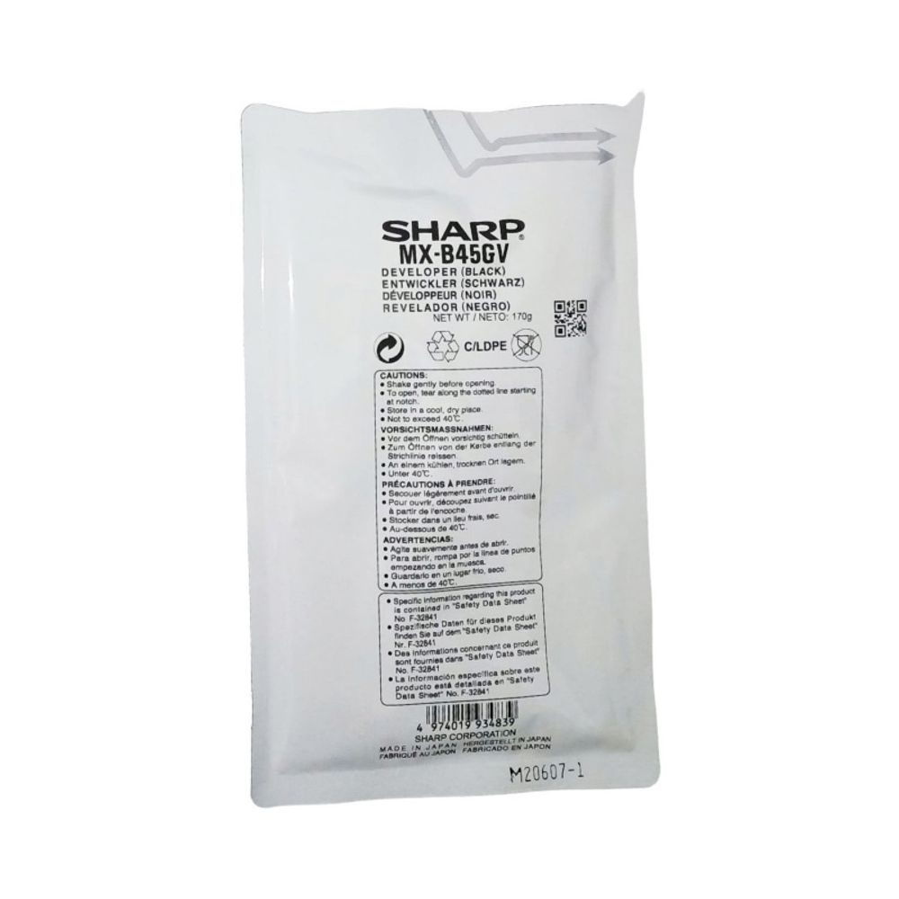 Девелопер SHARP MXB45GV для MXB350/MXB355/MXB356/MXB450/MXB455/MXB456 (100K)
