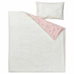 Комплект постельного белья IKEA DROMSLOTT (ДРЕМСЛОТТ), Детский, Розовый, 110x125, 35x55 см