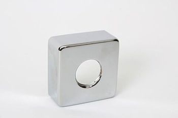 Отражатель 3/4'' квадратный RAL (Черный RAL 9005 (мат), 20 мм)