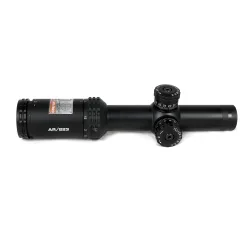 Оптический прицел Bushnell AR OPTICS 1-4x24 (AR91424) - вид сверху, турели поправок и маркировка