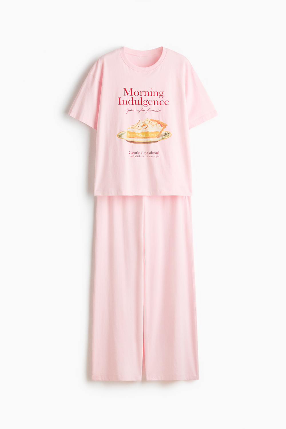 Хлопковая пижама с принтом - H&M