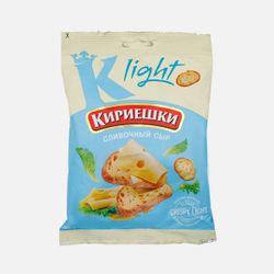 Кириешки Light, 33г, сух/ржан, СЛИВОЧНЫЙ СЫР, 1/50 (арт.БС509)