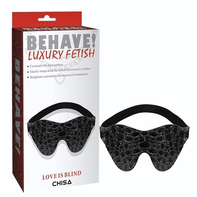 Черная маска на глаза Behave (Цвет: черный)