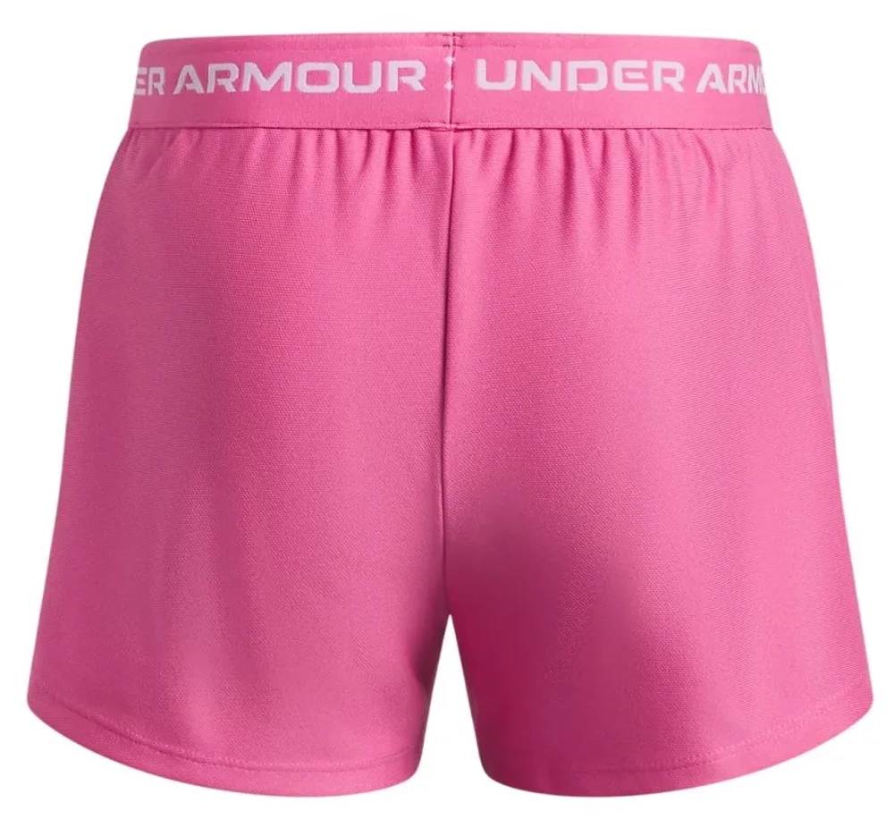 Детские шорты Under Armour Girls Tech Play Up 2-in-1 - pink frenzy/white