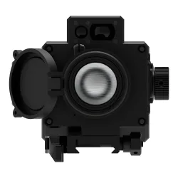 Коллиматор тепловизионный Gaut Nova TD 325L, x1-4, 384х288, D25мм дальномер - вид спереди с открытой крышкой