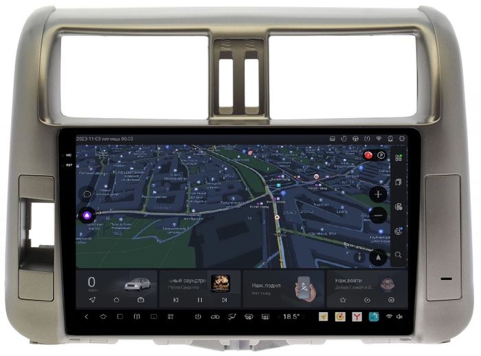 Магнитола для Toyota Land Cruiser Prado 150 2009-2013 - Kuberg DUDU7 OL-9613 QLed+2K, Android 13, Быстрейшая, UIS7870 (DUDU7), CarPlay, SIM-слот
