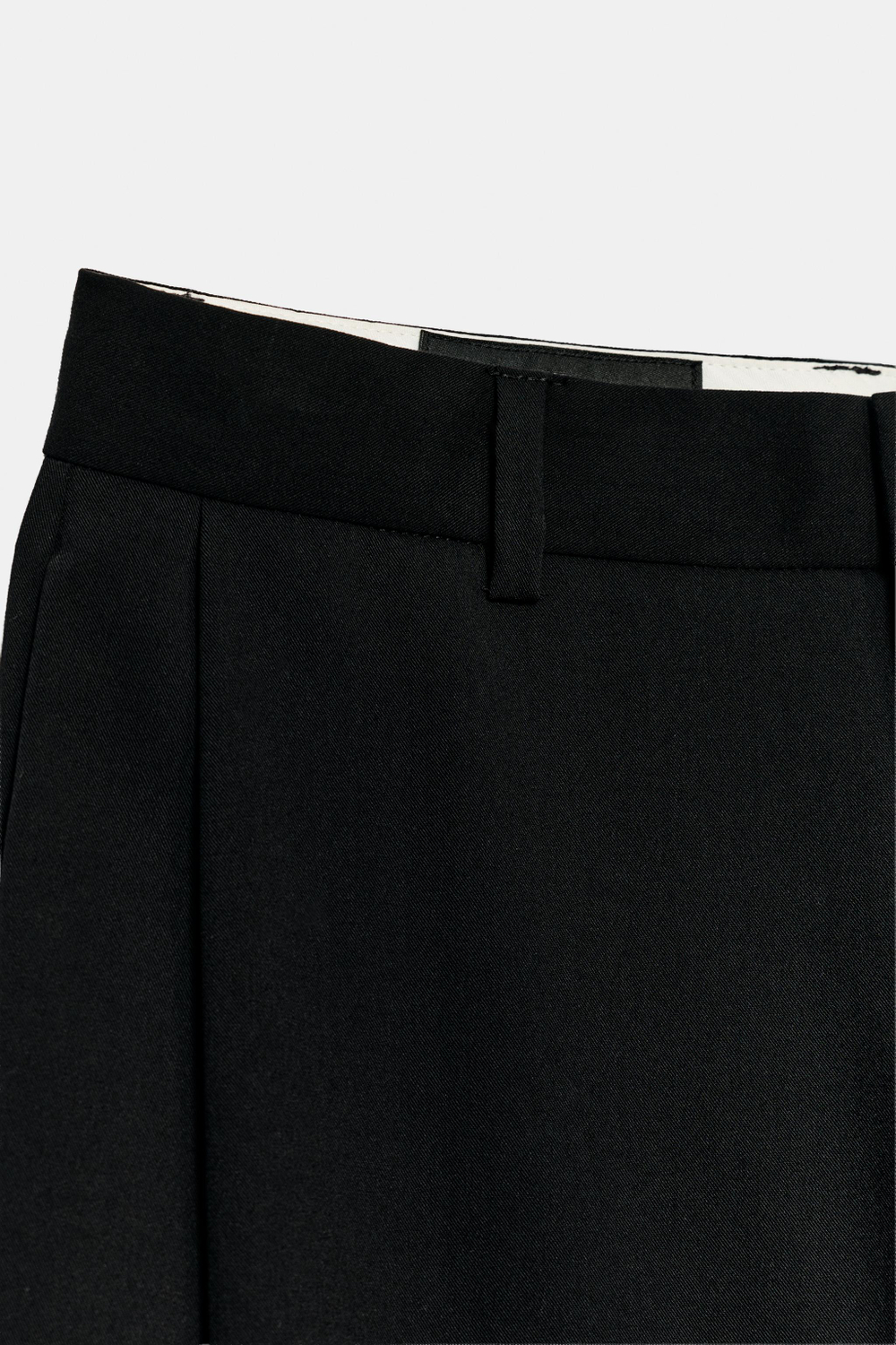 БРЮКИ В ПОЛОСКУ СО СКЛАДКАМИ — ZARA