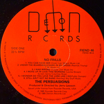 The Persuasions ‎– No Frills (Англия 1984г.)
