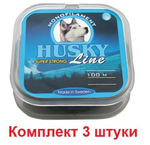 леска рыболовная SUPER STRONG 0,18mm 100m, 3 штуки