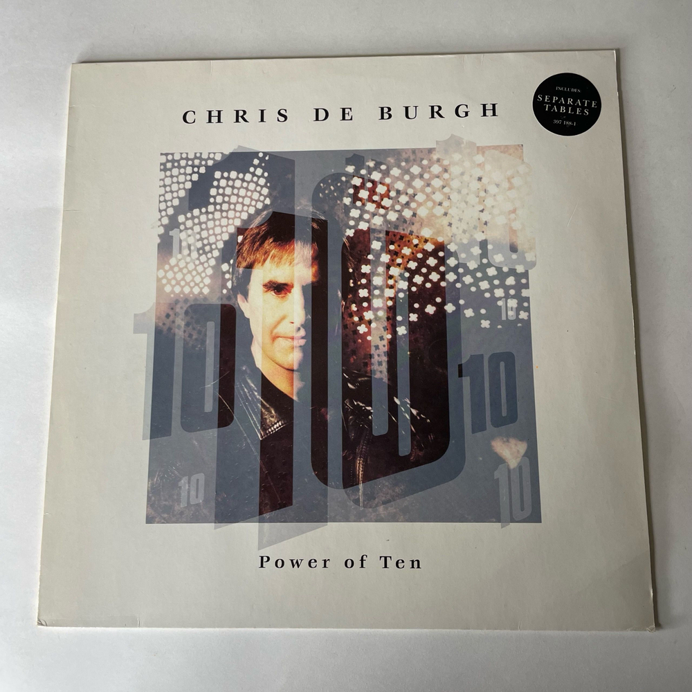 Винтажная виниловая пластинка LP Chris de Burgh Power Of Ten (Нидерланды 1992)