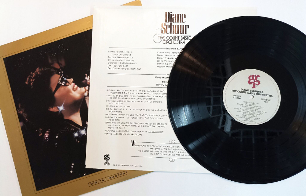 Винтажная виниловая пластинка LP Diane Schuur and The Count Basie Orchestra Diane Schuur And The Count Basie Orchestra (Canada 1987)