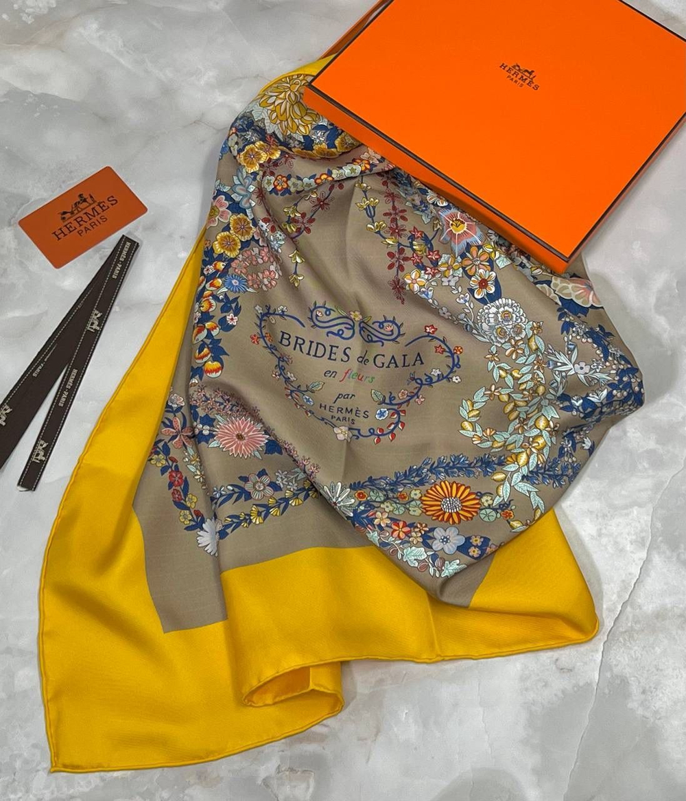 Платок Hermes 90х90 см