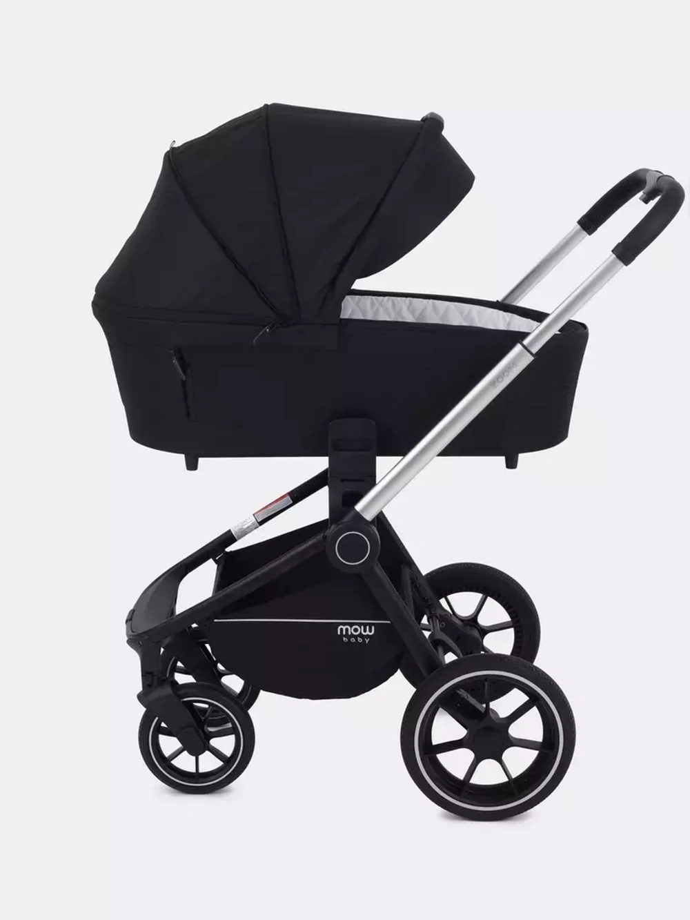 Коляска детская MOWBaby "ZOOM"PU (3в1) RA087 Silver Beige