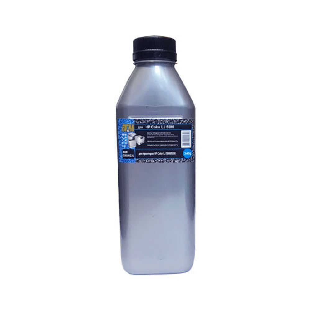 Тонер для HP Color LJ 5500/5550 (340гр, голубой, Chemical) Silver ATM Тонер для HP Color LJ 5500/5550 (340гр, голубой, Chemical) Silver ATM
