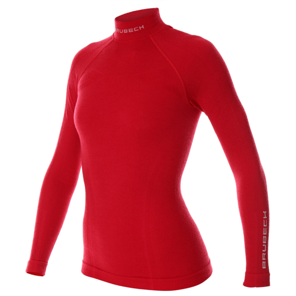 Термобелье женское Brubeck футболка с длинным рукавом шерсть мериноса WOOL MERINO 78%