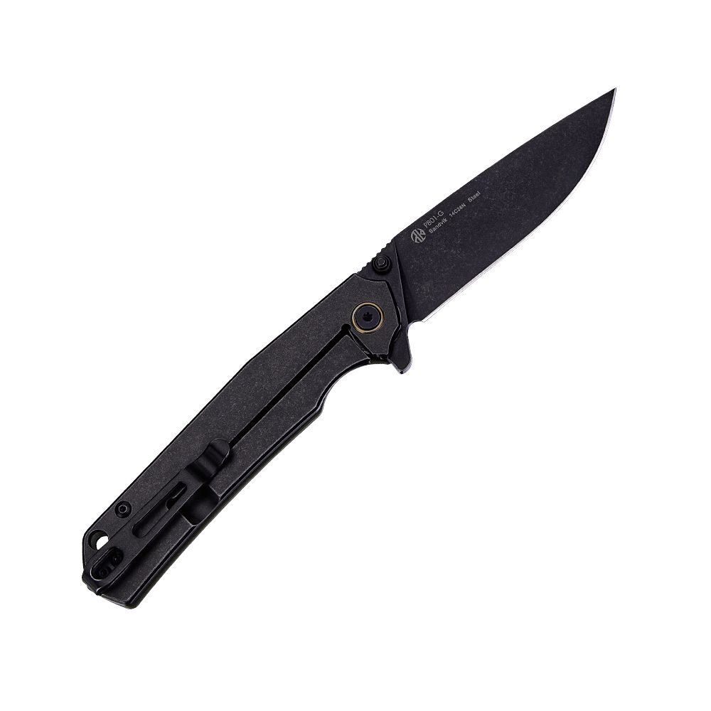 Нож туристический Ruike P801 серебряно-синий, P801-SF