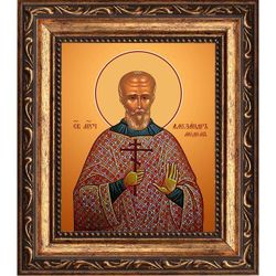 Александр Медем мученик. Икона на холсте.