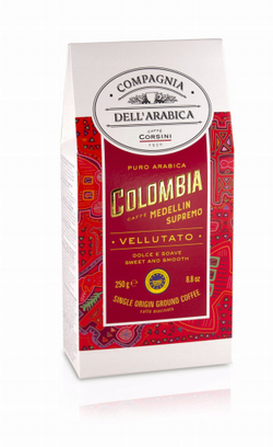 Кофе молотый Puro Arabica Colombia Medelliln Supremo, 250 гр.