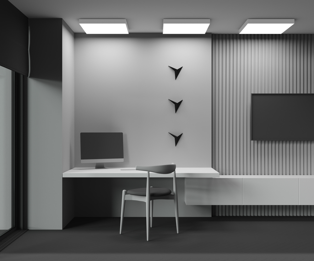 Потолочный светодиодный светильник Maytoni Zon C032CL-90W4K-SQ-W