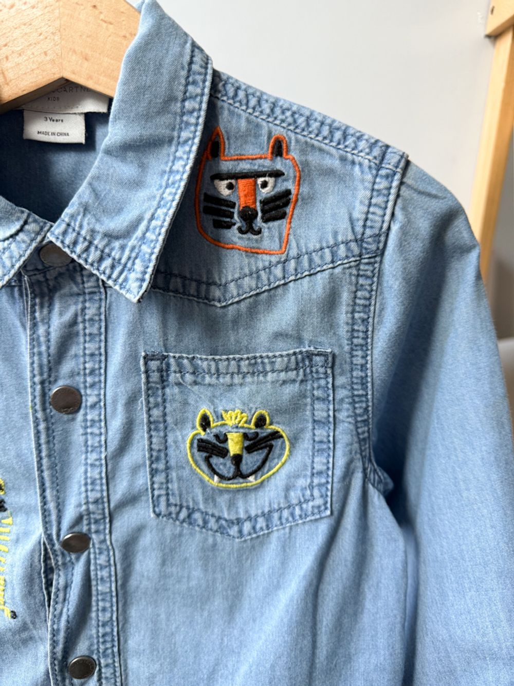 Джинсовая рубашка Stella McCartney, 98