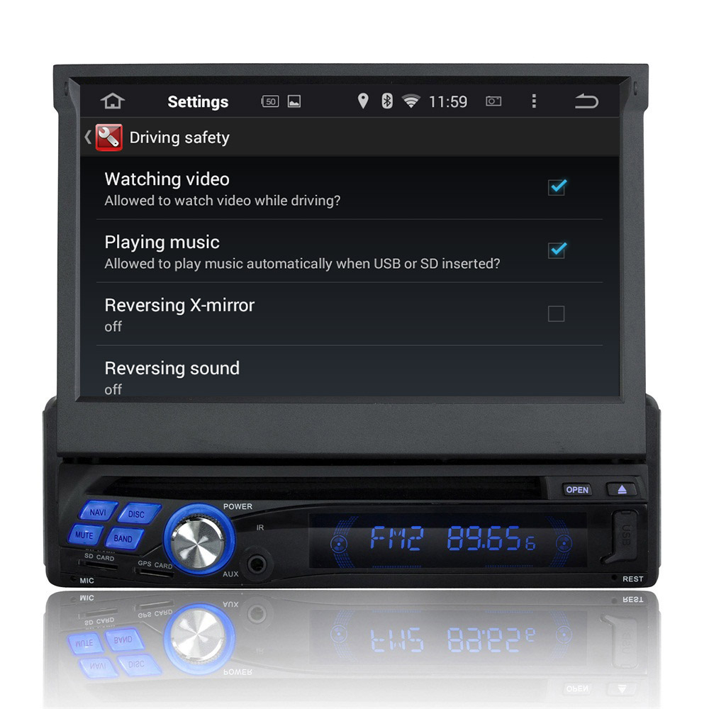 Установочный комплект универсальный  1DIN  KUBERG KD-8600-P5