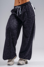 Брюки Baggy Leopard Sweatpants PRIMAL 865 Черный леопард