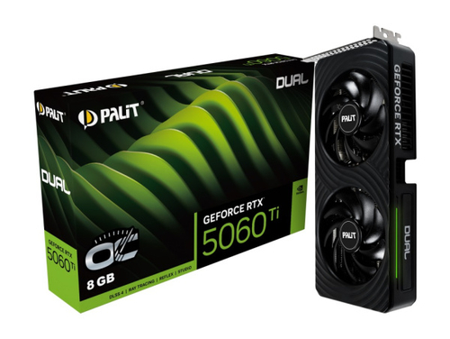 Видеокарта Palit GeForce RTX 5060 TI DUAL OC (NE7506TT19P1-GB2062D)