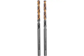 Сверло спиральное по металлу 3x61 мм, Р6М5, Golden Tip, многогранная заточка, 2 шт Denzel 718268