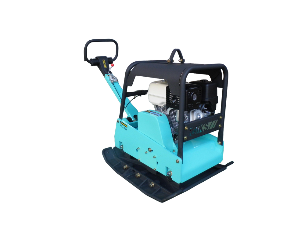 Виброплита реверсивная GIKS PHC-300H гидравлика - [300 кг / 40 кН / Honda GX390] ручной старт