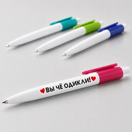 Ручка пластиковая "Говорим по-вятски"