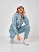 костюм спортивный на молнии Adidas с брюками и толстовка