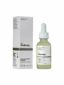 Сыворотка для лица от прыщей и акне Salicylic Acid 2% Solution The Ordinary, объем 30 мл, с салициловой кислотой для проблемной кожи