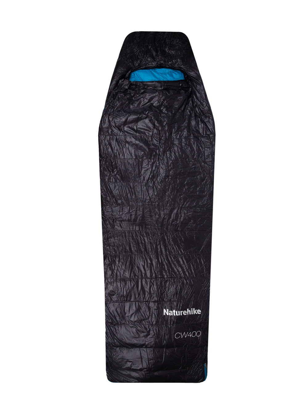 Спальный мешок теплый Naturehike CW400, ширина 75 см (NH18C400-D), молния справа