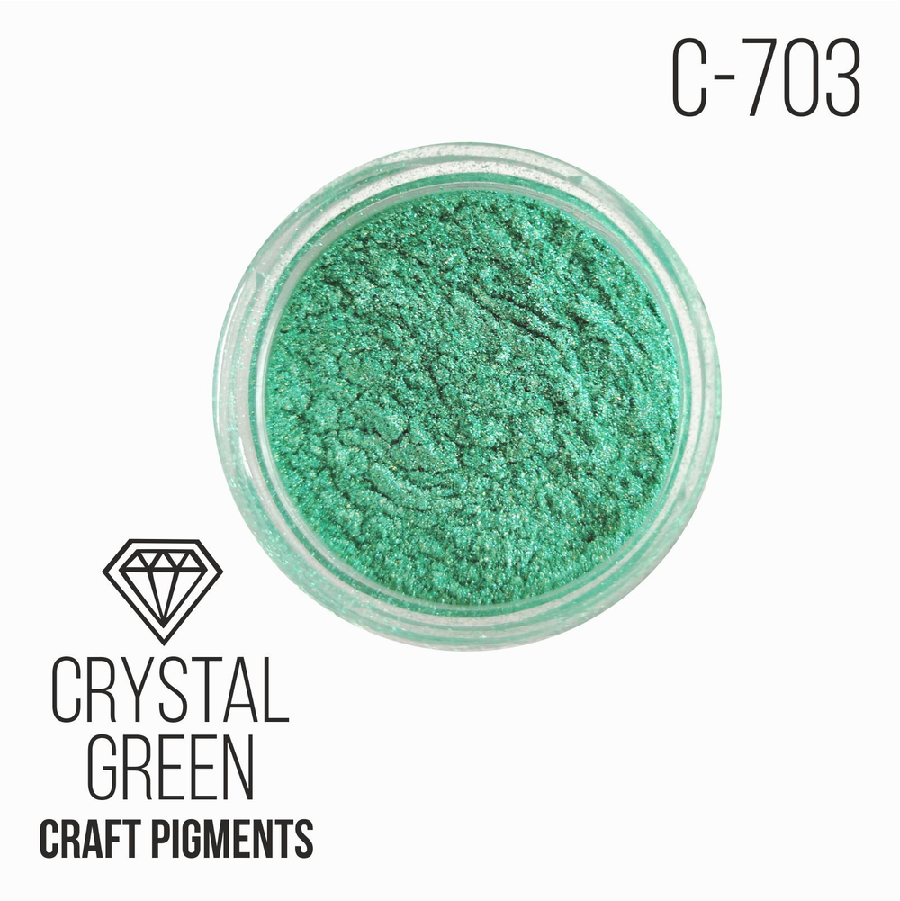 CraftPigments"Crystal Green", Кристаллический зеленый 25мл