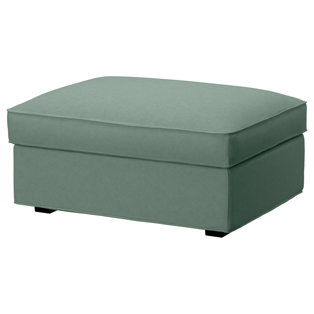 IKEA KIVIK  (ИКЕА КИВИК)  -  Чехол на пуф с ящиком для хранения - Талльмюра светло-зелёный