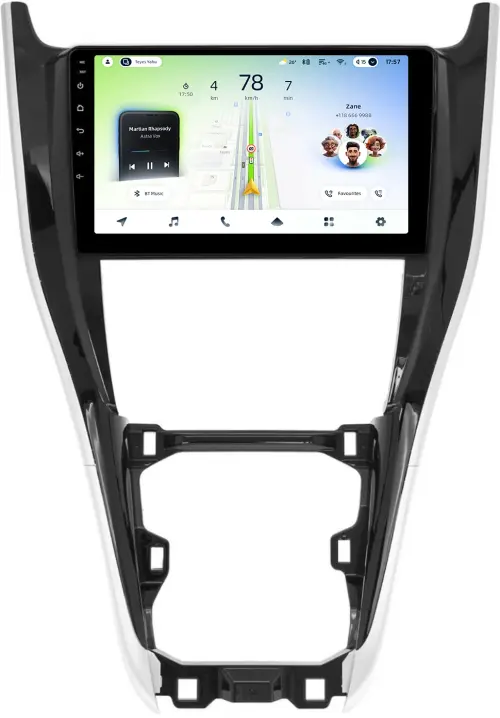 Магнитола для Toyota Harrier 3 XU60 2013-2017 (большая рамка) - Teyes CC4L монитор 10.1" IPS, Android 14, Быстрая, Snapdragon 662, CarPlay, 4G SIM-слот