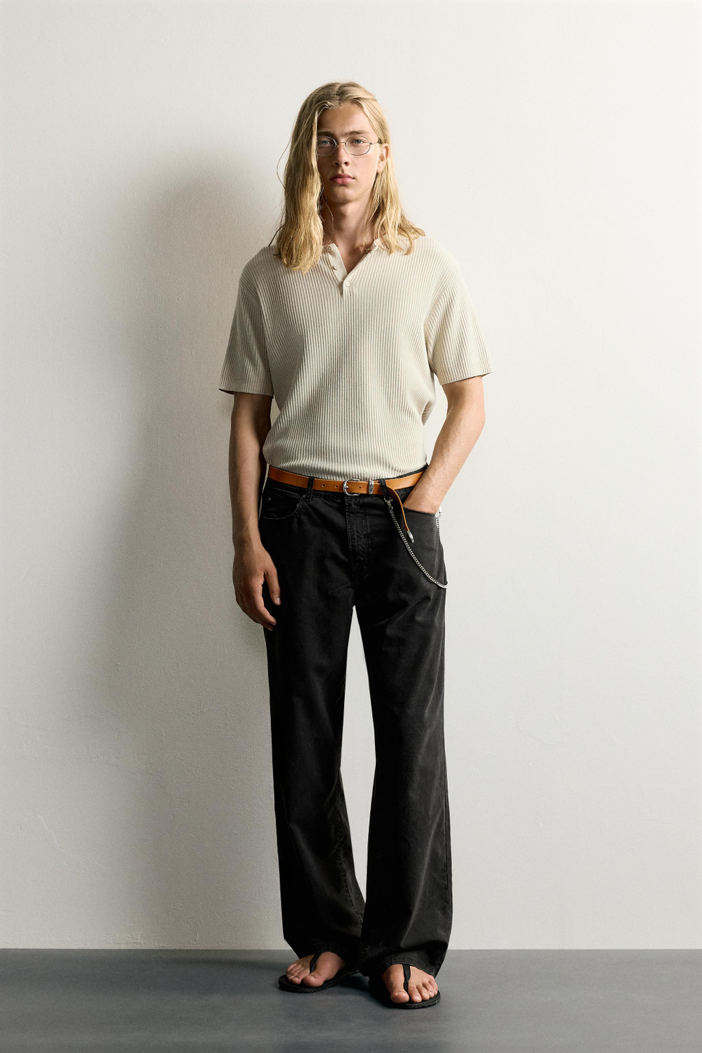 БРЮКИ STRAIGHT FIT ИЗ ЛИОЦЕЛЛА И ХЛОПКА — ZARA