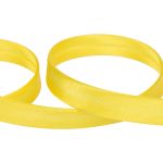 Косая бейка атласная 15 мм / 132±1 метра, В026 желтый, NGK-15P