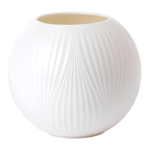 Ваза Wedgwood Фолия 12,5 см, фарфор, белая