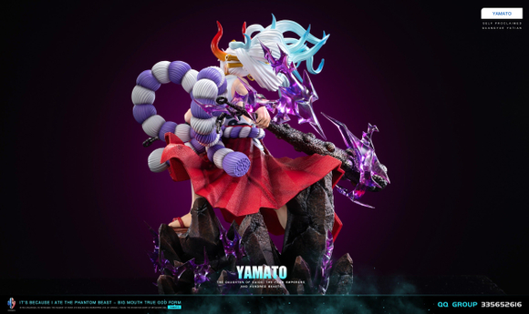 Статуя NY Studio ONE PIECE: Yamato Version A (Purple Flames) Ван-Пис: Ямато