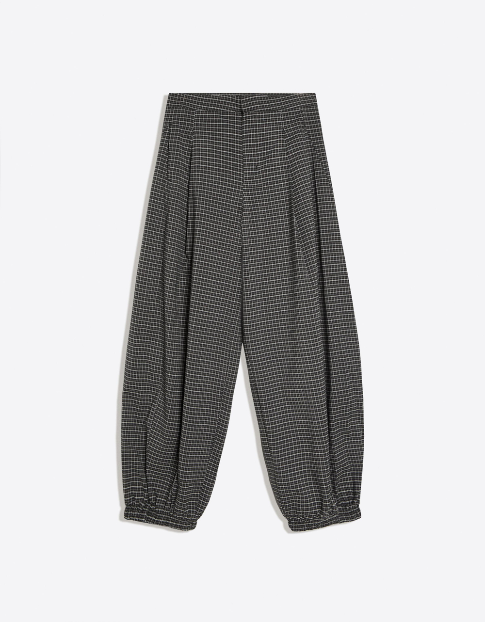 Женские брюки-блумеры в клетку - BERSHKA