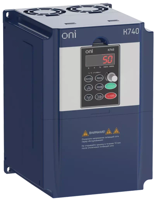 Частотный преобразователь ONI K740 380В 3Ф 93-110кВт 176-210А Profibus DP